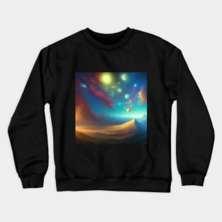 Planets in the desert Crewneck Sweatshirt